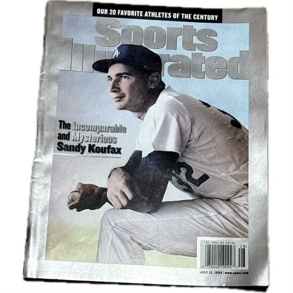1999, Sandy Koufax, "SI" Magazine (No Label) Scarce / Vintage (Dodgers) - Picture 1 of 2